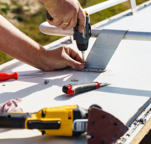 Roof resealing & leak repair
